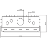 Insert bois Flat 120 x 50 A.Caminetti