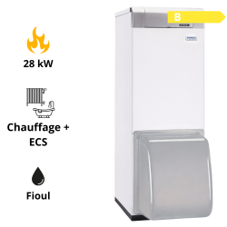 Chaudière fioul 28 kW Terma 23 HDX Domusa avec ventouse