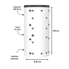 Ballon tampon Thermador 800 Litres combiné avec stockage eau chaude sanitaire