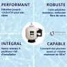 Filtre à sable pour piscine SR610 CEC