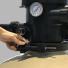 Filtre à sable Side Top Mount Mega + MFV17 BOSTA