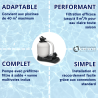 Groupe de filtration piscine 9 m³/h AstralPool