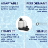 Groupe de filtration piscine 10 m³/h AstralPool avec pompe Sena 0.75 CV