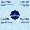 Marche pied pour Spa Warm grey Passion Spas