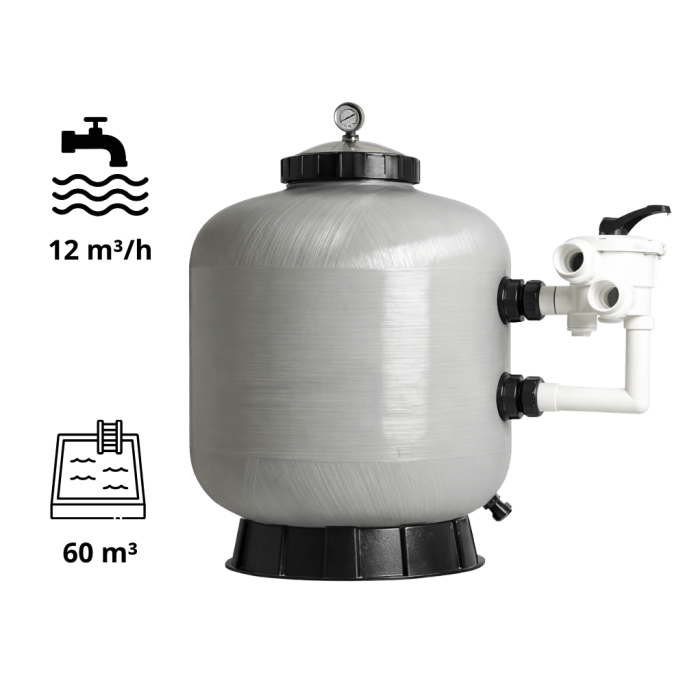 Filtre à sable Side Mount Mega séries S500R BOSTA