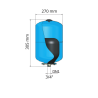 Vase d'expansion sanitaire à membrane interchangeable ELBI