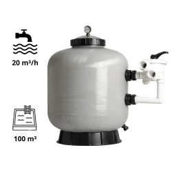 Filtre à sable Side Mount Mega séries S700RB BOSTA