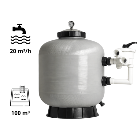Filtre à sable Side Mount Mega séries S800R BOSTA