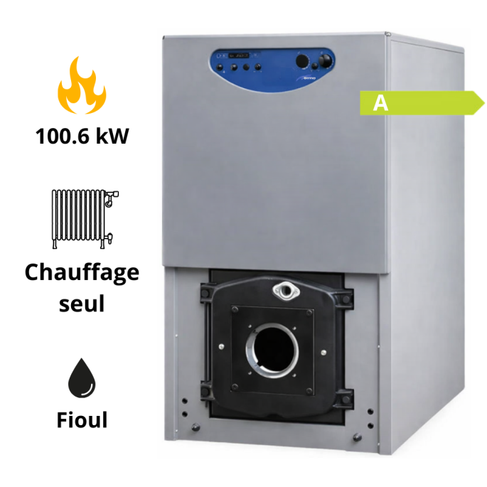 Chaudière Fioul en fonte 100 kW 2R6 Sime