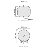 Vase d'expansion chauffage 35 L Fluidheat
