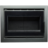 Insert à bois Cassette Nordic 70 black avec cadre de finition A.Caminetti