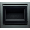 Insert bois Cassette Nordic 60 black avec cadre de finition A.Caminetti