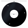 Rosace d'élément de finition conduit double paroi isolé Edilinox - Diamètre 150 mm