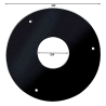 Rosace d'élément de finition conduit double paroi isolé Edilinox - Diamètre 200 mm