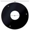 Rosace d'élément de finition conduit double paroi isolé Edilinox - Diamètre 100 mm