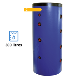 Bouteille de Mélange 100 L Jaquette Skaï Pose au Sol (pour Chauffage et Climatisation) de chez Thermador Bouteille de Mélange 100 L Jaquette Skaï Pose au Sol (pour Chauffage et Climatisation) de chez Thermador