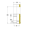 Élément réglable 26 à 39 cm conduit double isolé Edilinox - Diamètre 150 mm