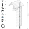 Kit conduit double paroi isolé vertical extérieur Ediliso25 Edilinox