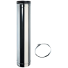 Tuyau élément droit 100 cm inox diam. 150 mm Edilinox