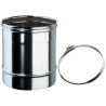 Tuyau élément droit 25 cm inox diam. 150 mm Edilinox