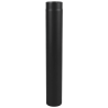 Élément droit 100 cm émaillé noir mat Edilinox