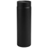 Élément droit 50 cm émaillé noir mat Edilinox