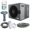 Pack Pompe à chaleur Piscine Poolex Nano réversible 4 kW+By pass+3 mètres tuyau+Chlore 5 fonctions Bayrol+Diffuseur produit