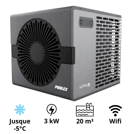 Pompe à chaleur piscine Nano R32 Poolex