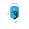 Vase d'expansion sanitaire à membrane interchangeable ELBI