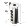 Bouteille de Mélange 25 L Jaquette Inox Pose Murale de chez Thermador