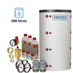 Kit ballon tampon 500 Litres pour chaudière bois