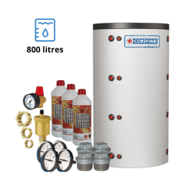Kit ballon tampon 1000 Litres pour chaudière bois