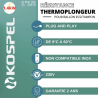 Résistance électrique 2 Kw Monoo 230 V Kospel