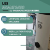 Résistance électrique 2 Kw Monoo 230 V Kospel