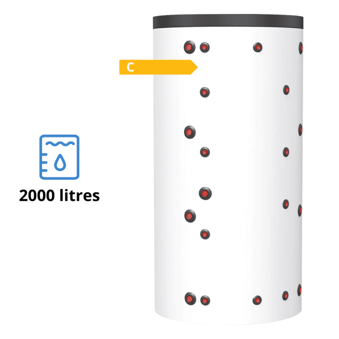 Ballon stockeur Thermador 570 Litres Sans échangeur acier