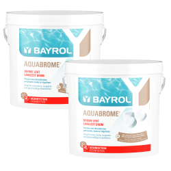 Pack de 2 Aquabrome pastille de brome 5kg BAYROL