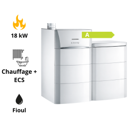 Chaudière fioul à condensation Modulens O AFC-S B De Dietrich Chauffage + ECS