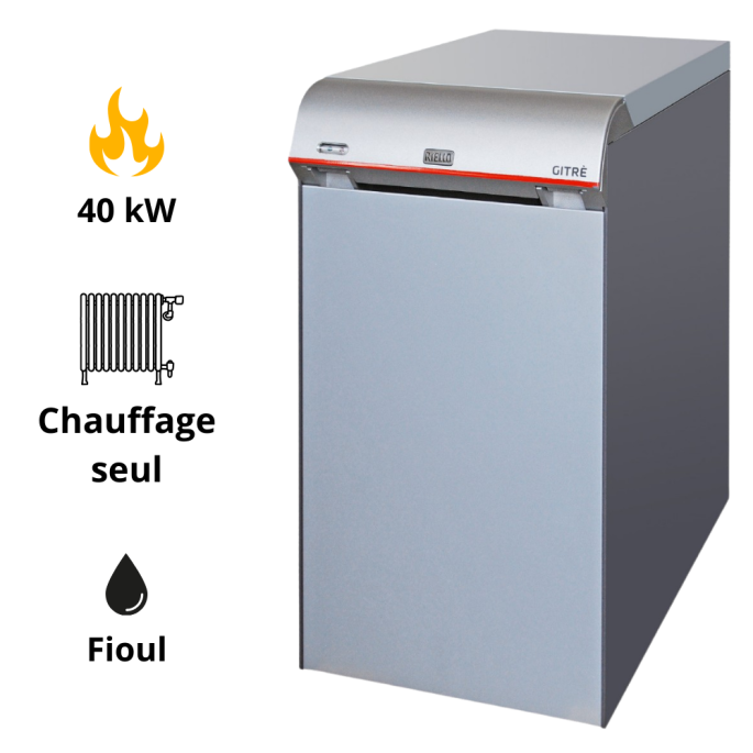 Chaudière Fioul sol basse température GITRE' 6 RIELLO 40 kW