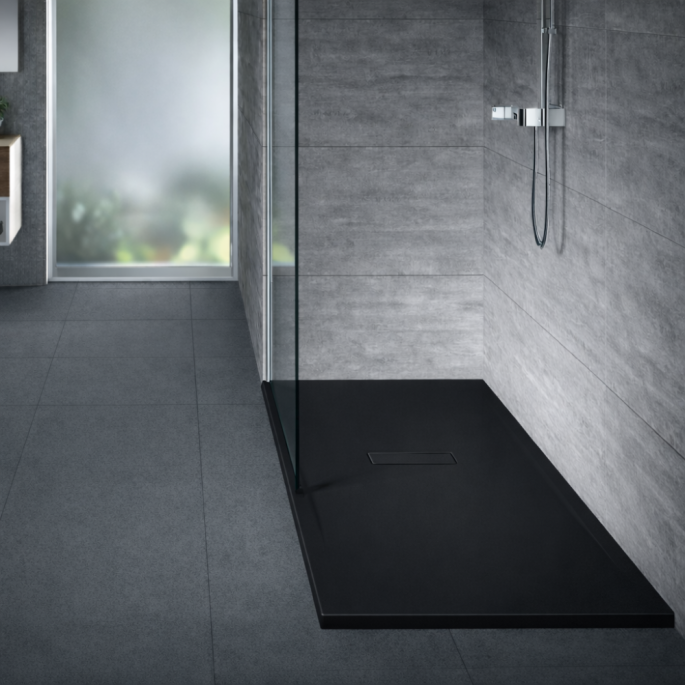 Receveur de douche 120 x 90 cm Noir 35 mm CUSTOM NOVELLINI