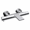 Ensemble Mitigeur lavabo + Colonne de douche + Mitigeur Bain + Support douchette Chromé