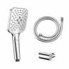 Mitigeur lavabo + Bonde avec trop plein + Colonne de douche + Mitigeur Bain + Support douchette Chrome