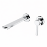 Mitigeur lavabo + Bonde avec trop plein + Colonne de douche + Mitigeur Bain + Support douchette Chrome