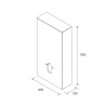 Habillage bâti support WC Unit - Blanc brillant