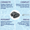 Robot piscine connecté Alpha 6400 iQ/Zodiac - FOND + PAROIS + LIGNE D'EAU + Blue Connect Go offert