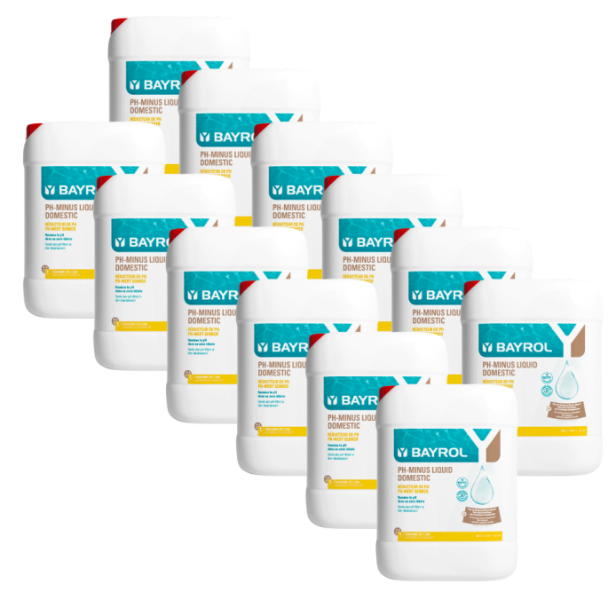 Pack pH Minus Liquid Domestic 20 L BAYROL
