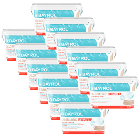Pack Chlorilong Ultimate 7 Galet de chlore 4,8 kg Bayrol