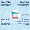 Pack de 6 Chlore choc pastille Chloriklar 5 kg Bayrol