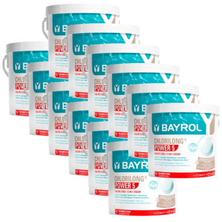 Pack Chlorilong 5 Fonctions / Power 5 - 5 kg Bayrol