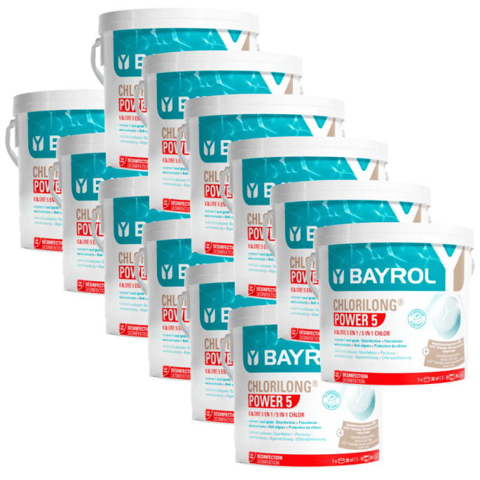 Pack Chlorilong 5 Fonctions / Power 5 - 5 kg Bayrol