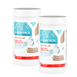 Pack de 2 Chlore choc pastille Chloriklar 1 kg Bayrol